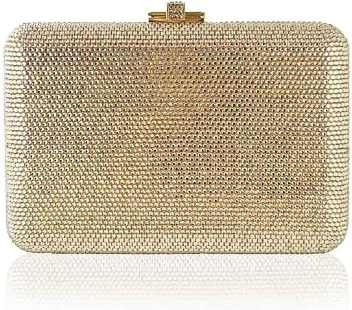 Slim Slide Crystal Clutch